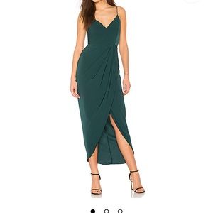 Shona Joy Draped Cocktail Dress Sz 8
